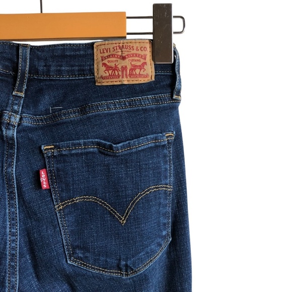 Levi’s 721 High Rise Skinny Jeans Blue Story Size 27 - Picture 8 of 12